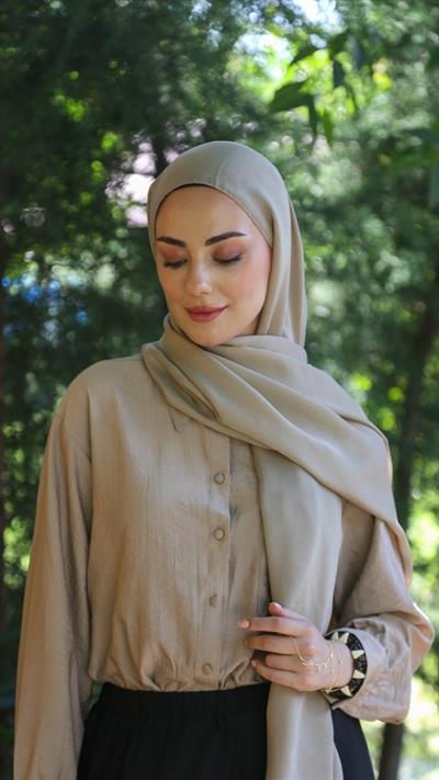 Locella Luna Şal Olive-15