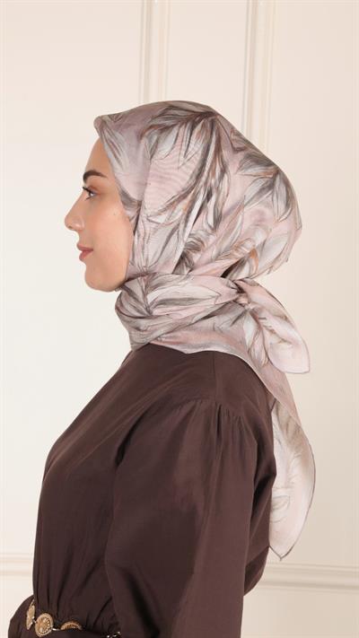 Locella Modal İpek Eşarp Açık Pembe-5