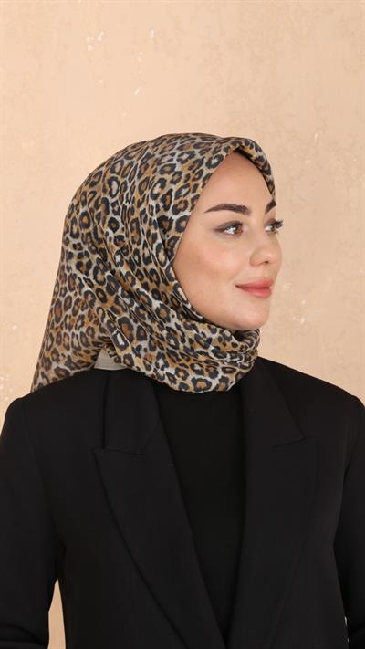 Locella Modal İpek Eşarp Sarı-3