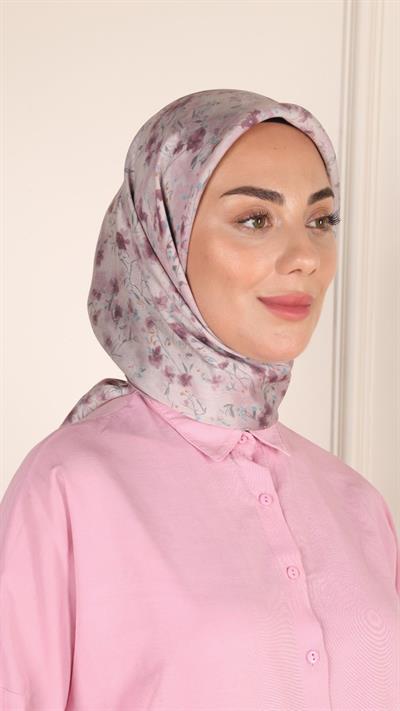 Locella Modal İpek Eşarp Gül Kurusu-7