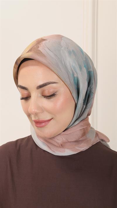 Locella Modal İpek Eşarp Pudra Pembe-7