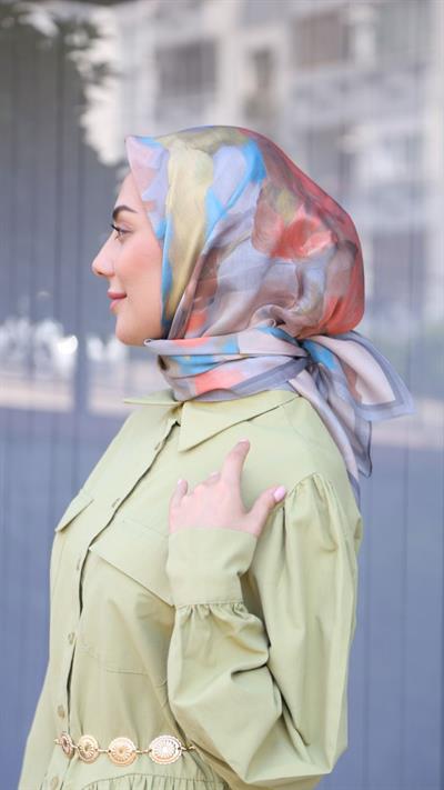 Locella Modal İpek Eşarp Bej-5