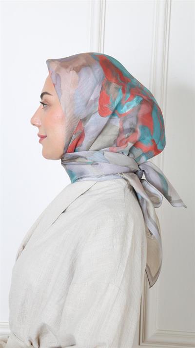 Locella Modal İpek Eşarp Açık Vizon-2