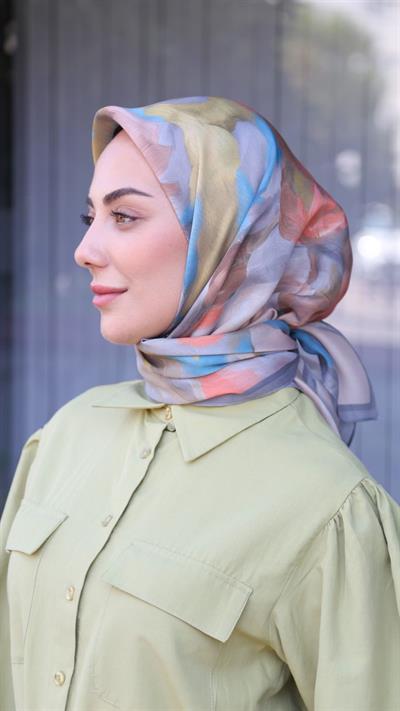 Locella Modal İpek Eşarp Bej-5