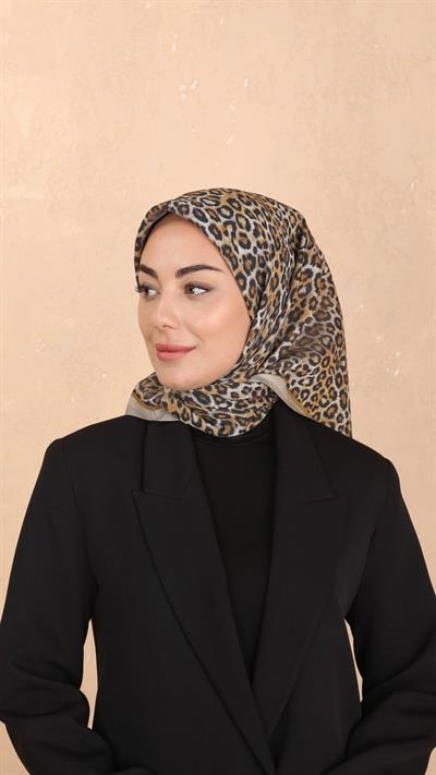 Locella Modal İpek Eşarp Sarı-3