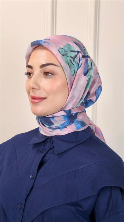 Locella Modal İpek Eşarp Pembe-1