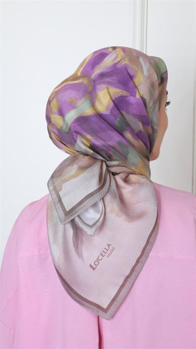 Locella Modal İpek Eşarp Cappucino-12