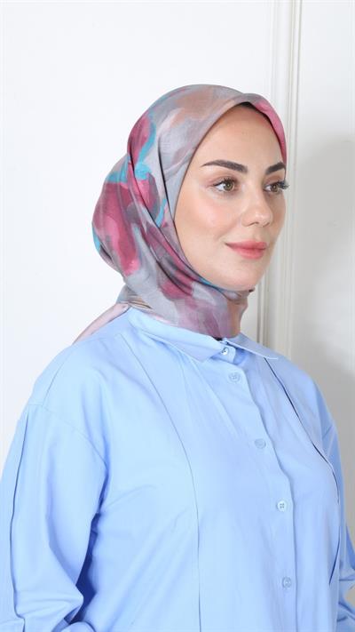 Locella Modal İpek Eşarp Pembe-8