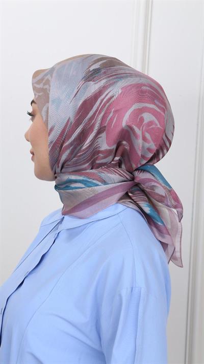 Locella Modal İpek Eşarp Gül Pembe-1