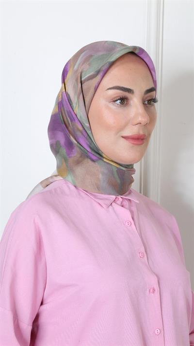 Locella Modal İpek Eşarp Cappucino-12