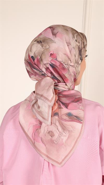 Locella Modal İpek Eşarp Pembe-10