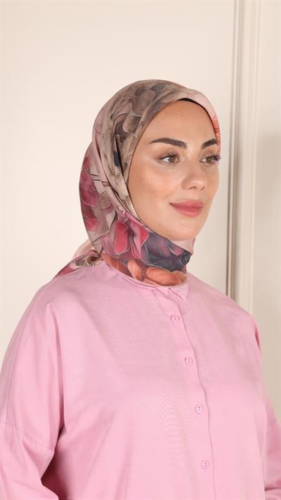 Locella Modal İpek Eşarp Pembe-10