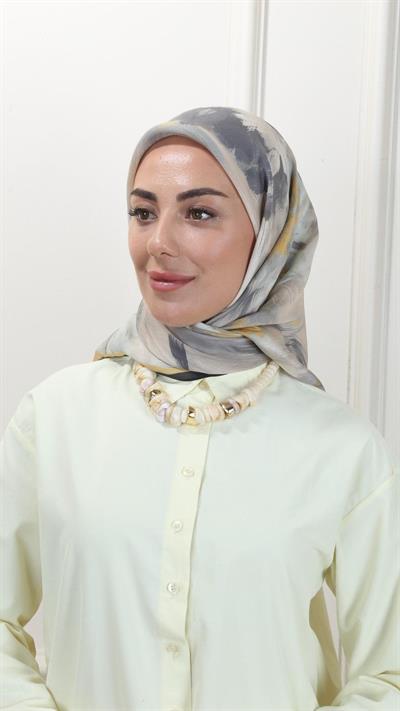 Locella Modal İpek Eşarp Siyah-2