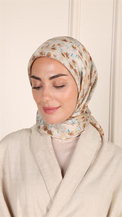 Locella Modal İpek Eşarp Turuncu-6