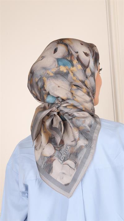 Locella Modal İpek Eşarp Taş-9