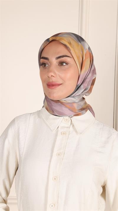 Locella Modal İpek Eşarp Vizon-6