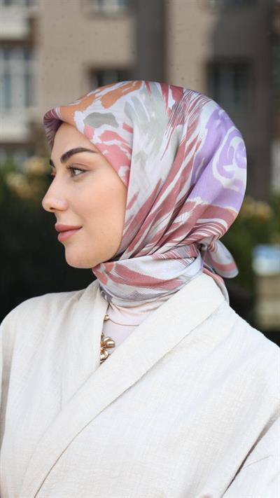 Locella Modal İpek Eşarp Pembe-10