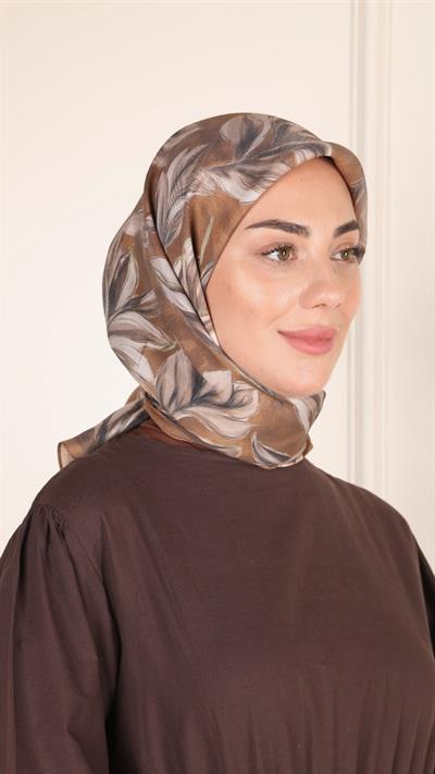 Locella Modal İpek Eşarp Camel-2