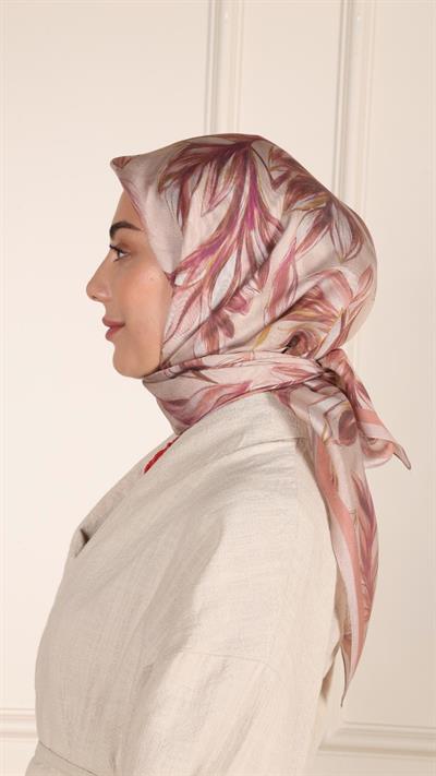 Locella Modal İpek Eşarp Somon-8