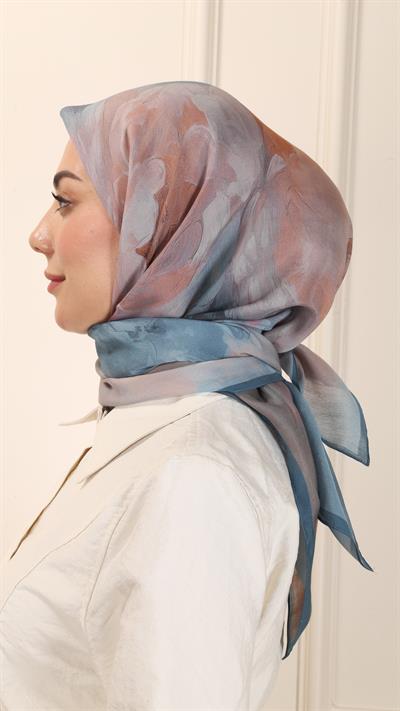 Locella Modal İpek Eşarp Petrol-3