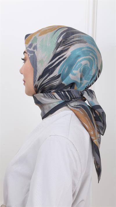 Locella Modal İpek Eşarp Siyah-9