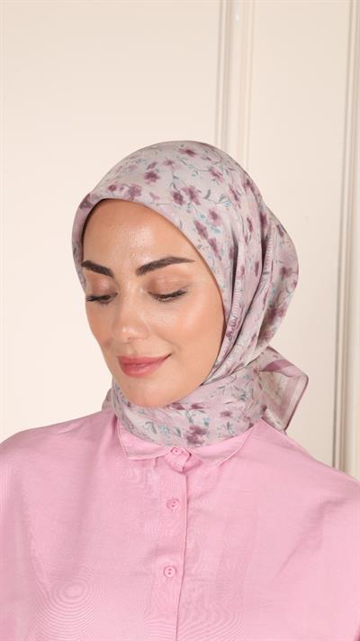 Locella Modal İpek Eşarp Gül Kurusu-7