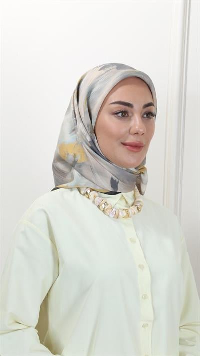 Locella Modal İpek Eşarp Siyah-2