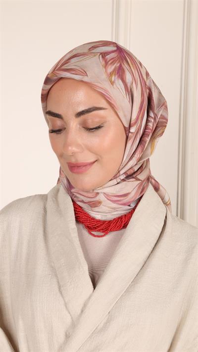 Locella Modal İpek Eşarp Somon-8