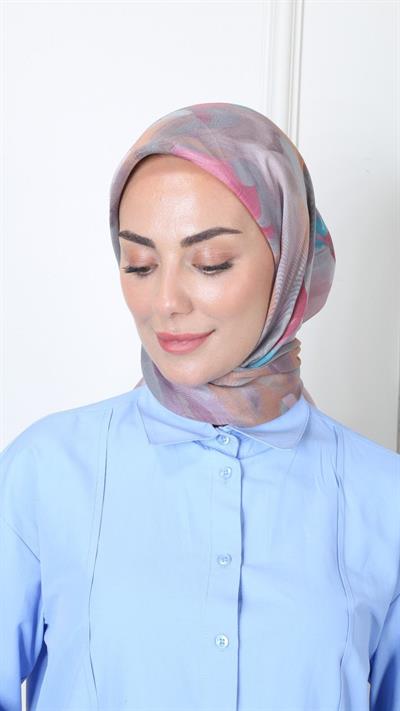 Locella Modal İpek Eşarp Pembe-8