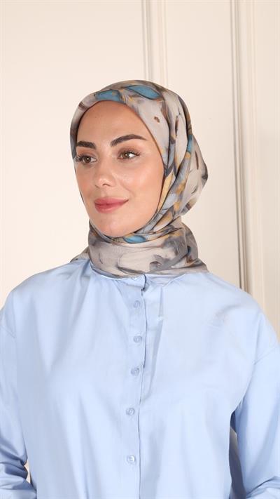 Locella Modal İpek Eşarp Taş-9