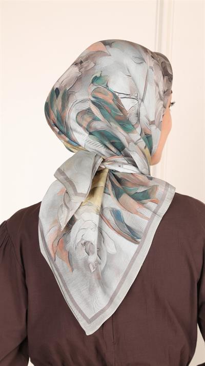 Locella Modal İpek Eşarp Zümrüt-3