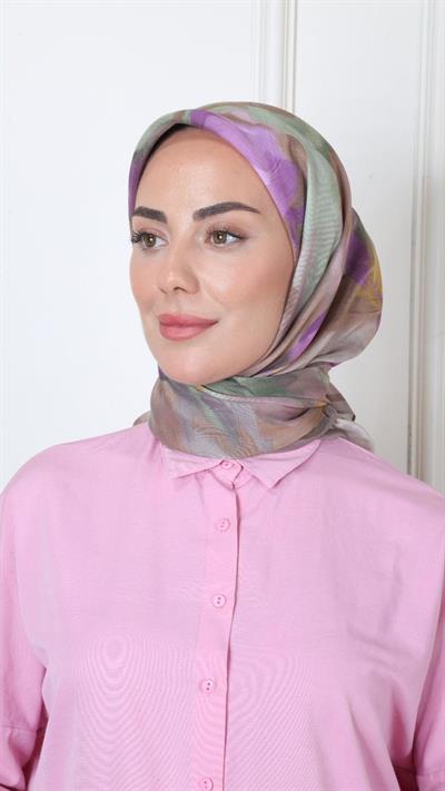 Locella Modal İpek Eşarp Cappucino-12