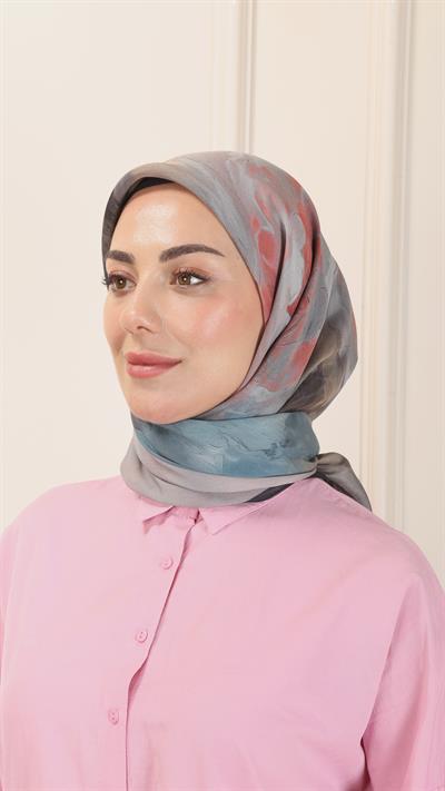 Locella Modal İpek Eşarp Siyah-12