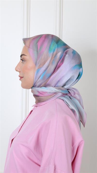 Locella Modal İpek Eşarp Pembe-4