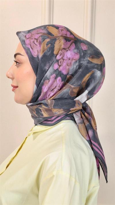 Locella Modal İpek Eşarp Siyah-10