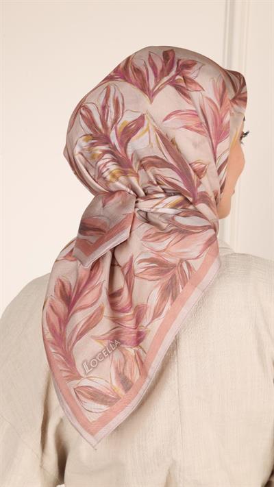 Locella Modal İpek Eşarp Somon-8