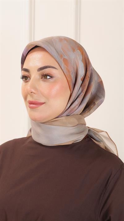 Locella Modal İpek Eşarp Camel-6