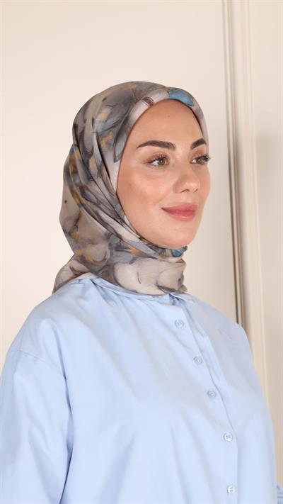 Locella Modal İpek Eşarp Taş-9