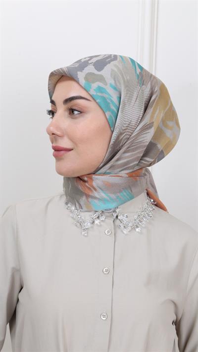 Locella Modal İpek Eşarp Duman-7