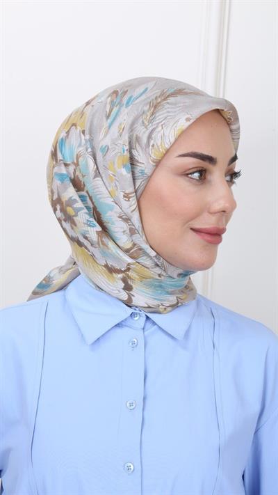 Locella Modal İpek Eşarp Vizon-3