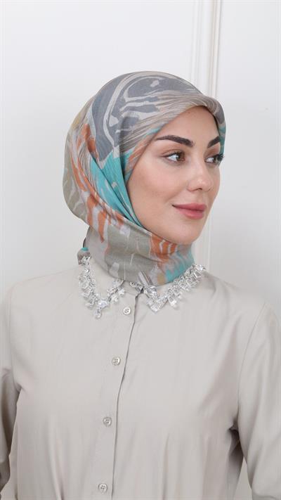 Locella Modal İpek Eşarp Duman-7