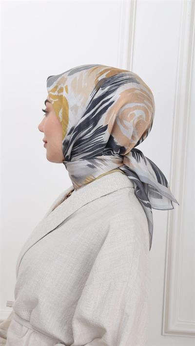 Locella Modal İpek Eşarp Taş-4