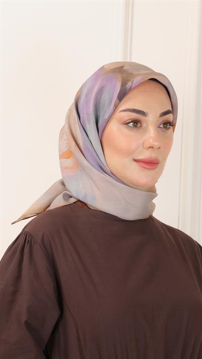 Locella Modal İpek Eşarp Camel-6