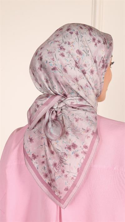 Locella Modal İpek Eşarp Gül Kurusu-7