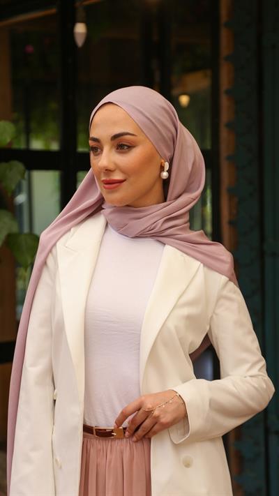 Locella Modal Şal Gül Pembe-4
