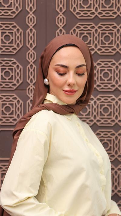 Locella Modal Şal Kahve-1