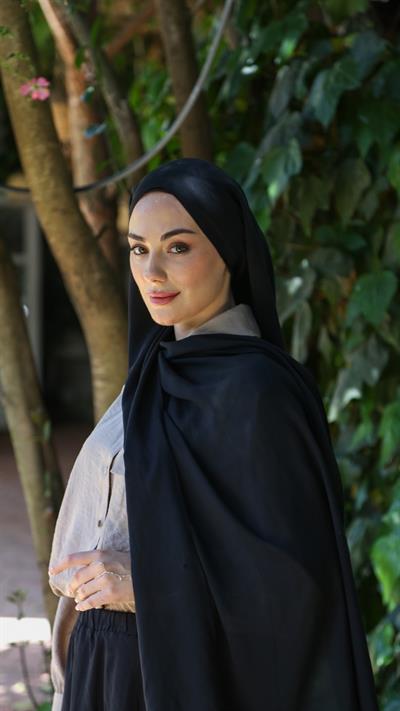Locella Modal Şal Siyah-6