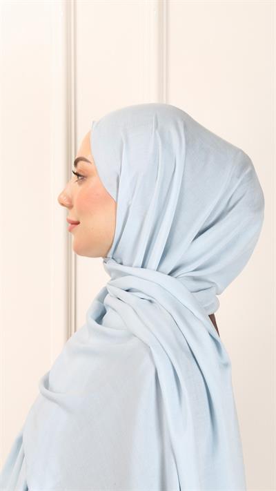 Locella Modal Şal Buz Mavi-14