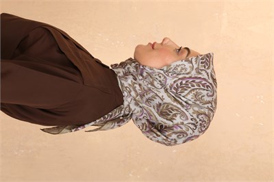 Locella Pamuk Vual Eşarp-Yağ Yeşili