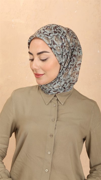 Locella Pamuk Vual Eşarp Açık Yeşil